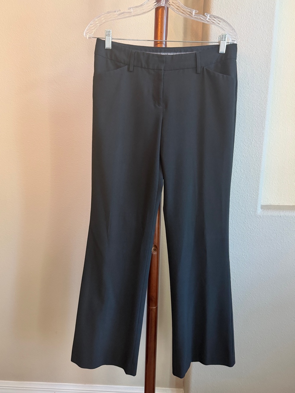 Express Design Studio Editor Black Trousers Size 4 Regular